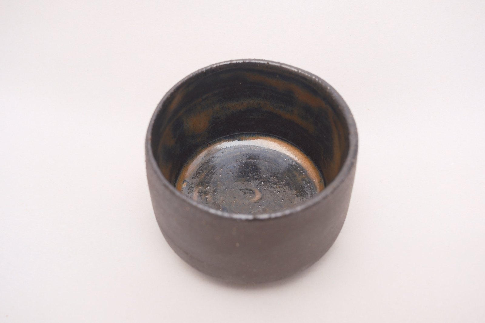 Close overhead view of the glazed interior