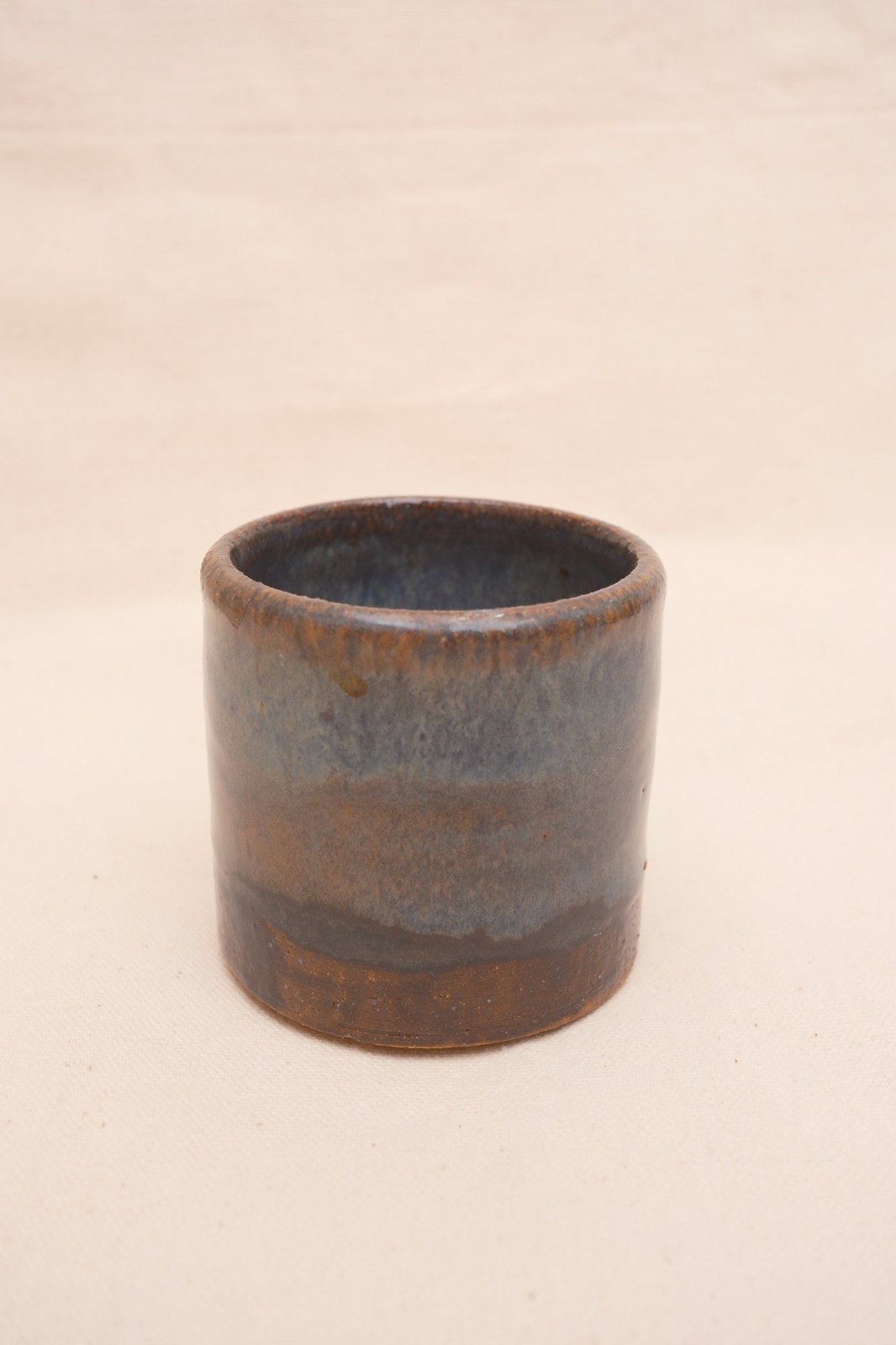 One cup from a raised angle showing the rim