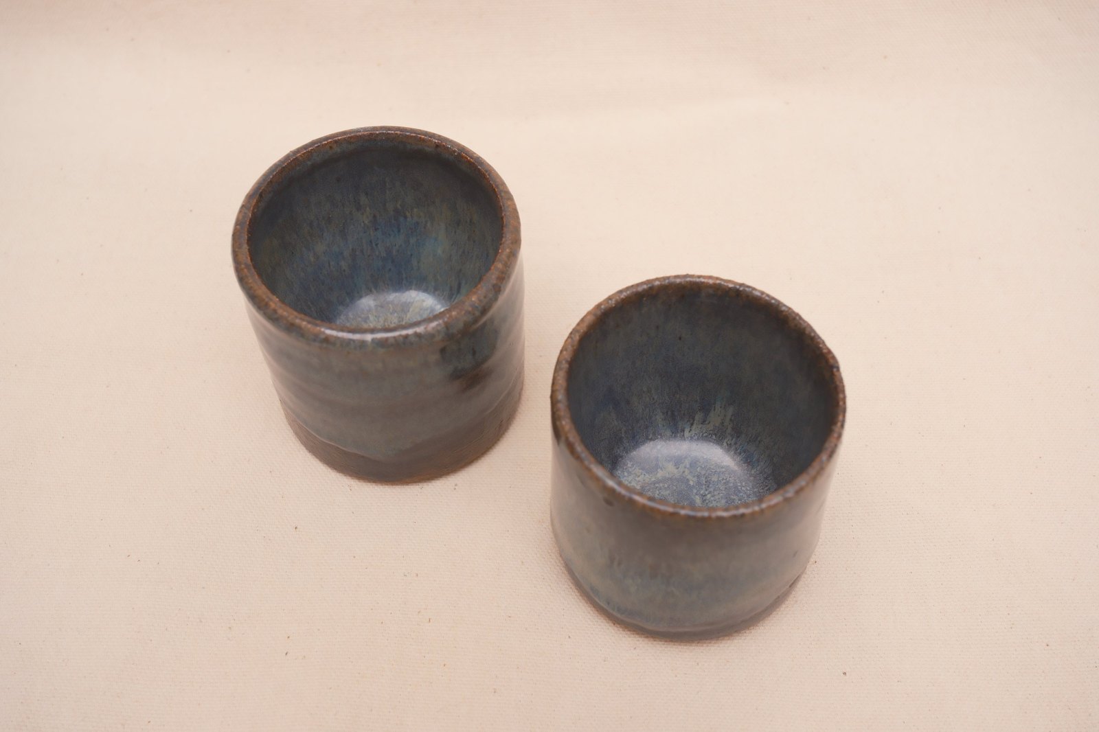 The pair from above at an angle